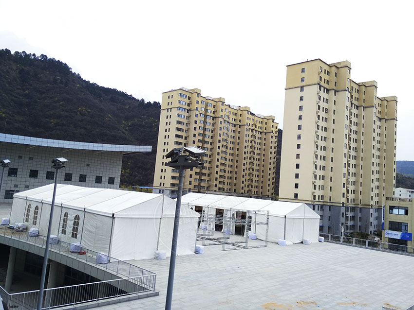 漯河透明玻璃篷房租赁厂家讲解搭建中的15条建议