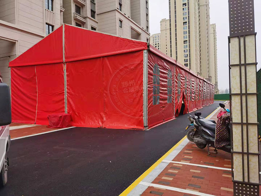 漯河活动篷房租赁出租如何搭建？