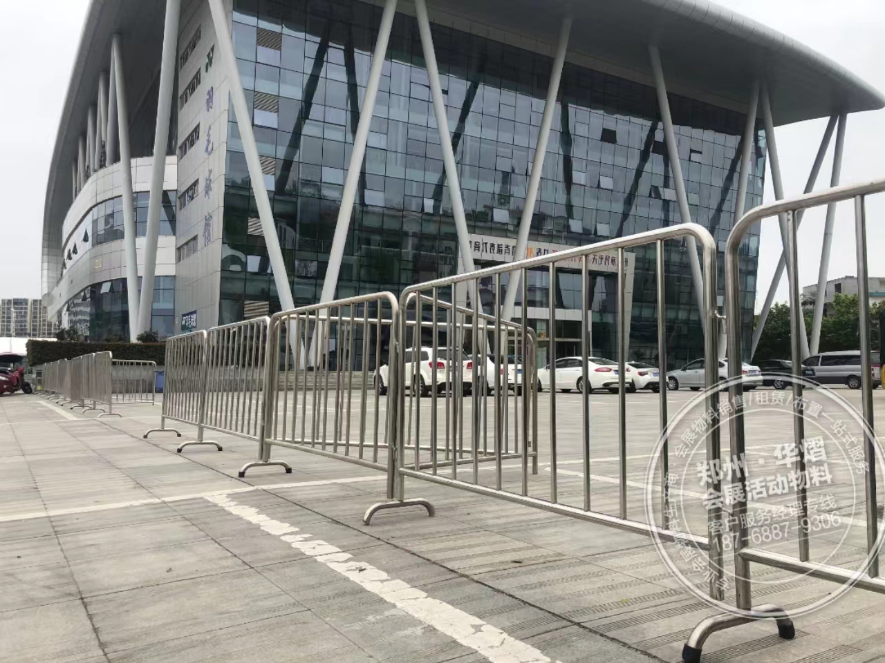 郑州圆管铁马护栏出租郑州方管铁马护栏租赁