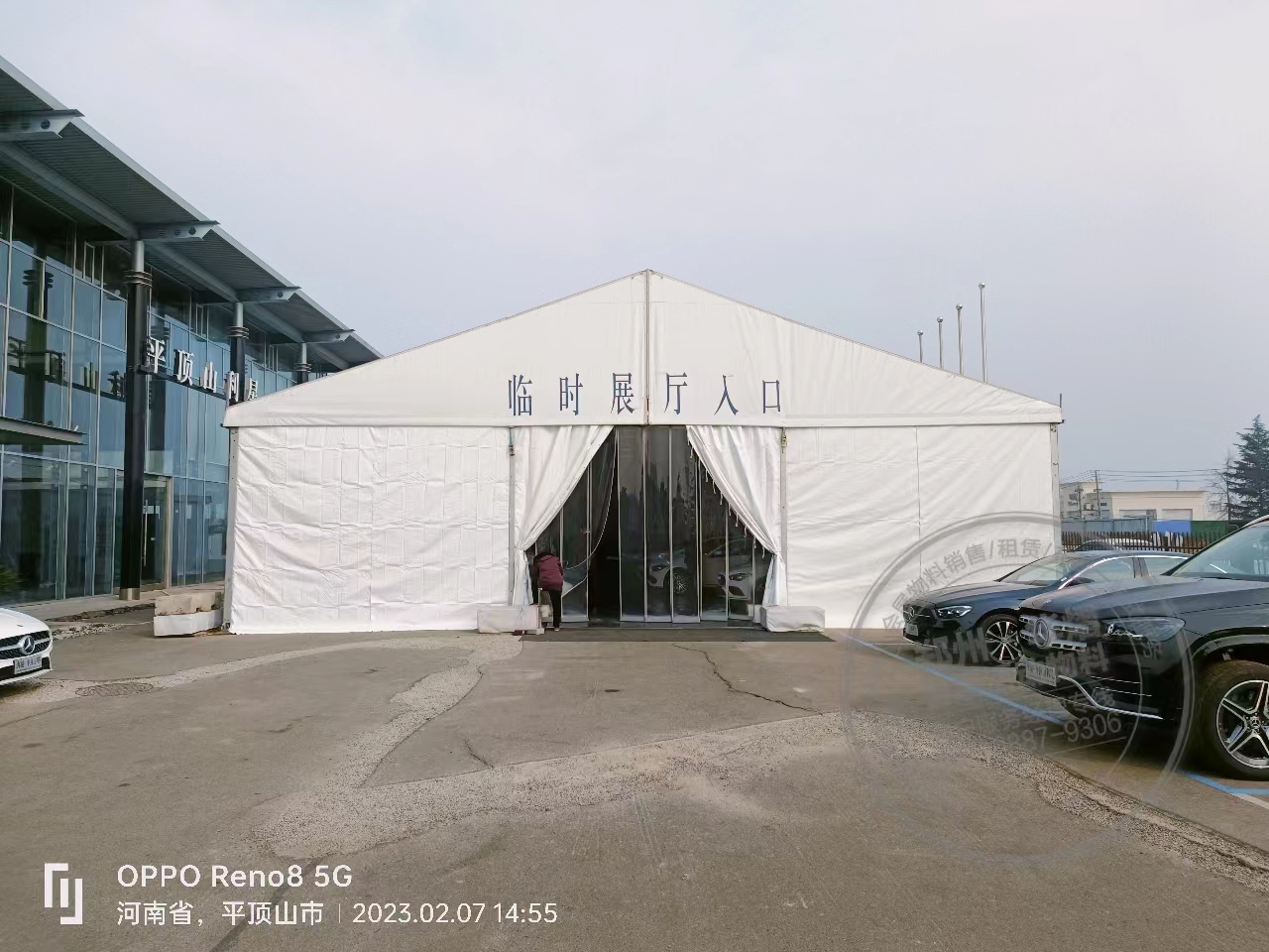 平顶山临时展厅白色篷房出租河南15米跨度篷房租赁搭建团队